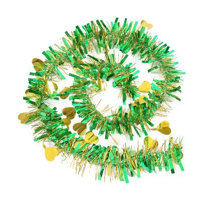 China Hearth Hanging Tinsel Garland Christmas Trees Decorate New Christmas Decoration For Festival New Year Party Home Wedding Decoration for sale