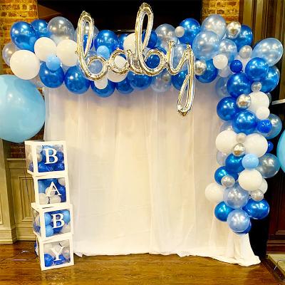 China Party Festival Supplies Wholesale Blue White Balloon Garland Arch Kit Balloon Accessories for Wedding Bridal Shower Birthday Party Decorations for sale