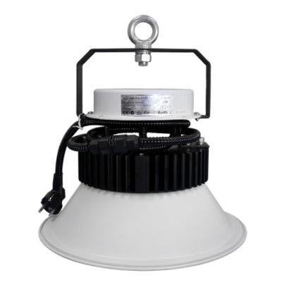 China A baía alta industrial natural do branco 80W conduziu dispositivos elétricos de iluminação com vidro moderado geado à venda