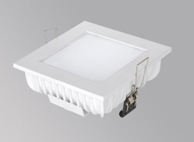 China High CRI 10W Square LED Recessed Downlights 125mm For Superstore , White Housing for sale