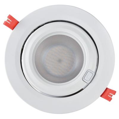 China 60 Watt Frosted Glass Recessed Led Downlights Bathroom For No Glare Lighting for sale