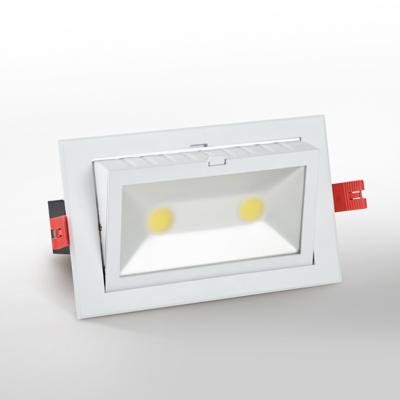 China High Power 60W COB Exterior Recessed Adjustable Led Downlight , 350 Rotatable Degree for sale