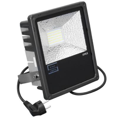 China Warm White Led Flood Light Outdoor Security Lighting No Glare Black for sale