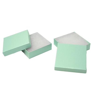 China Recyclable Wholesale Custom Kraft Cotton Fiber Filled Presentation Jewelry Boxes Gift Display Craft Paper Ring, for sale