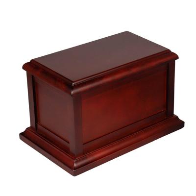 China CLASSIC Ash Custom Engraved Walnut Wood Wooden Cremation Urns Cremation Memorials Cremation Urn Designs for sale