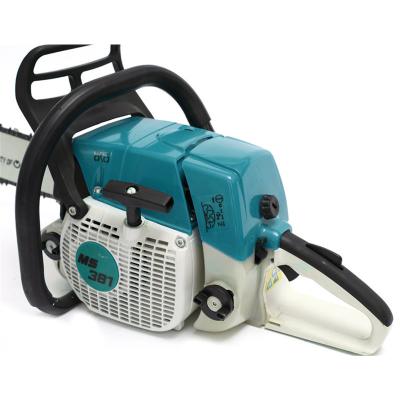 China 2-Stroke Garden Machine Power Saw Gasoline Saw 72.2cc Tall Saw 382 Chainsaw for sale