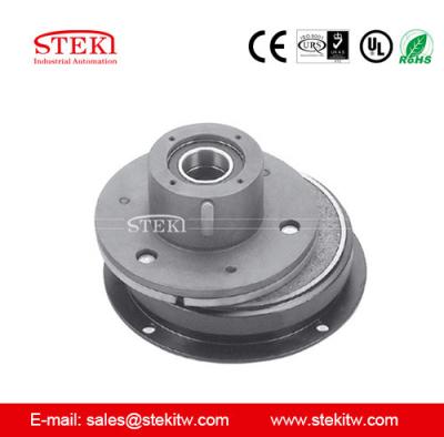 China STEKI Dry Single Plate 24v Industrial Electromagnetic Clutch with Bearing Plating Hub for sale