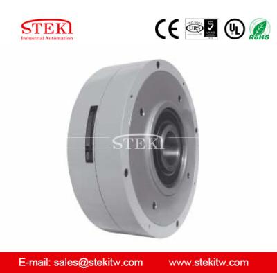 China 24v DC Magnetic Powder Brake Hollow Shaft Design for Tension Control Applications for sale