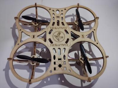 China S1 Houten geassembleerde DIY Quad Copter UAV Model School Vliegtuig Model Competitie Te koop