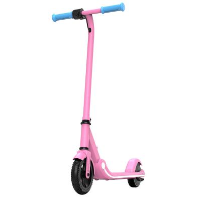 China Pedal with EU colorful light stock dropshipping kids 2 wheel e scooty 150w 7 inch child electric scooter for sale