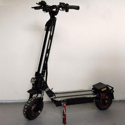 China Unisex Powerful Dual Motors 2400w Long Range 65KM 52v 21Ah Offroad Electric Scooter for sale