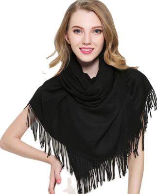 China Hot Sale Women's Pashmina Shawls Wraps Winter Color Scarf Pashmina Shawls Long Cashmere Pure Soft Cashmere Scarf for sale