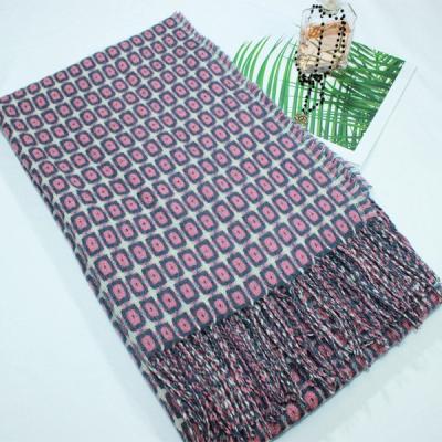 China European and American scarf imitation cashmere style warm wear shawl thickened Korean version small broken grid men and women warm scarf for sale