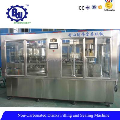 China Beverage Canned Automatic Rotary Beverage Filling Machine for sale