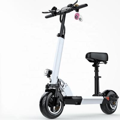 China Adult Mini Electric Foldable Motor Two Wheel Scooter 10 Inch Unisex Electric Scooter for sale