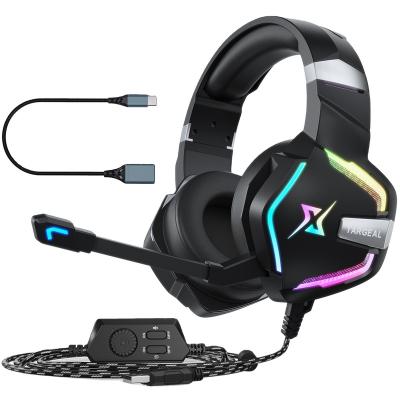 China Headphone Computer Head-Mounted PUBG Headphones For Listening And Chatting Position With Microphone 7.1 Gaming Gaming Headsets for sale