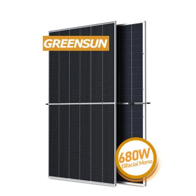 China Solar Power Panels 685 Watt Mono Solar Panel 660W Solar Panels Cost 685W Price 210mmx210mm for sale