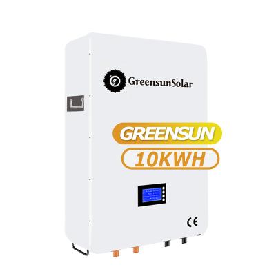 China Home Appliance Greensun Lithium Ion Batteries 48V Lifepo4 Battery Pack 100AH ​​150AH 200AH Power Wall 10KW 20KW Price for sale