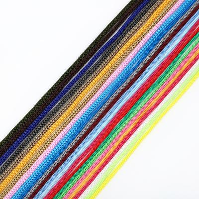 China Other Factory Wholesale 5mm 4mm Strong Nylon 8mm Stretch Around Braided Cord Polyester Elastic Cord for sale