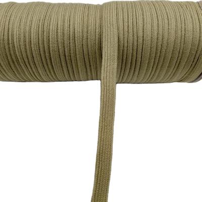 China Eco-Friendly Cotton Braided Sustainable Tie String Durable Cotton Rope For Clothes Colored 9mm Flat Cotton Rope Rope for sale