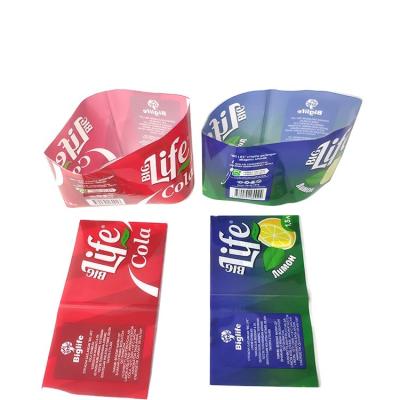 China Heat Sensitive Customized Design PET/PVC Plastic Shrink Sleeve Labels For Bottle for sale