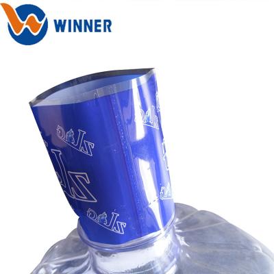 China Heat Sensitive PVC Shrink Label Sleeve For 5 Gallon Water Bottle Cap Seal for sale