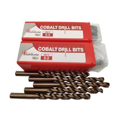 China Cleveland Skh-55 5% Metal Cobalt Drilling Bit Low Prices Jis M35 Hss Metal Step Drill Bit For Stainless Steel for sale