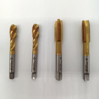 China Wholesale Price Cleveland Spiral /straight Spline Hss m2 Screw Thread Taps Stainless Steel Metal Inox Machine M2 Tap for sale