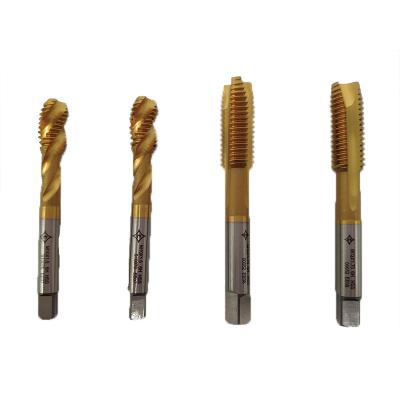 China Hss Spiral / M2 M35 Straight Spline Screw Taps Machine Spiral Splined Screw Tap Threading M2 Taps for sale