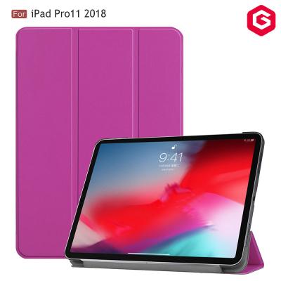 China Leather Cover Smart Leather Folio Case For Pad Pro 11 2018 With Keypad for sale