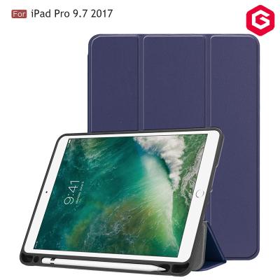 China Other Latest Custer Tri-Folded Magnetic Smart Tablet Case Cover Casing For Tablet iPad Pro 9.7 for sale