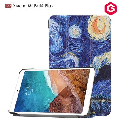 China Other Factory Custer Tri-Folded Magnetic Smart Tablet Case Cover Envelope For MI Pad4+ Tablet for sale