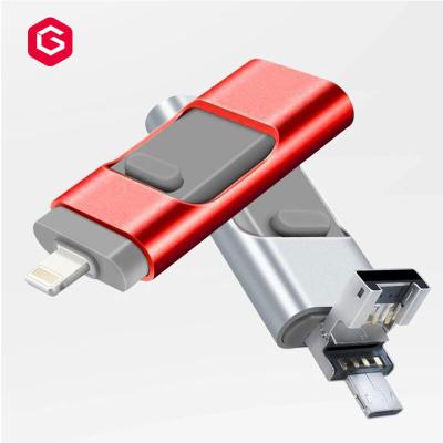 China The Volume Stick In Swivel OTG High Speed ​​USB 3.0 Running USB Flash Drive Flash Drives For Mobile Phones And Computer Dual USB for sale