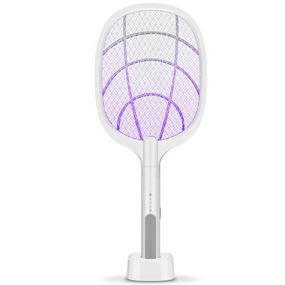 China High Quality Viable Charger Viable Rechargeable Electric Mosquito Usb Fly Swatter Racket for sale