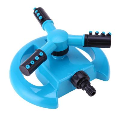 China Easily Install Various Price Good Quality 3 Arm Plastic Water Rotary Jet Garden Sprinkler for sale