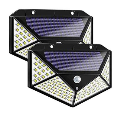 China Special Design IPv65 Motion Sensor Bright Solar Wall Lamp Outdoor Four-Sided Solar Lights for sale