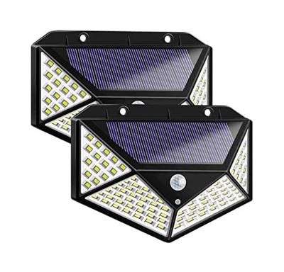 China IPv65 Sell Well Outdoor Luminous Four-Sided Solar Powered Wall Garden Light for sale