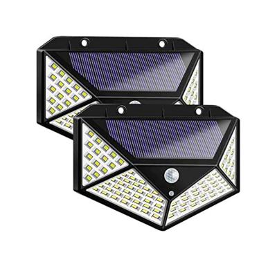 China High Quality Ipv65 Four-Sided Solar Wall Light Cob Bright IPv65 Garden Light for sale