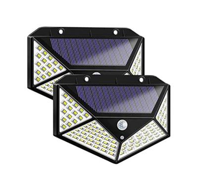 China Wholesale IPv65 Four-sided Wall Luminous Outdoor Waterproof Solar Package Led Lights for sale