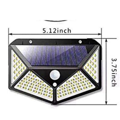 China IPv65 5pcs Moq Four-sided Light Fancy Luminous Waterproof Wall Mounted Solar Wall Led Light for sale