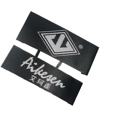 China 2021 custom OEM china clothing label washable custom polyester woven fashion label for sale