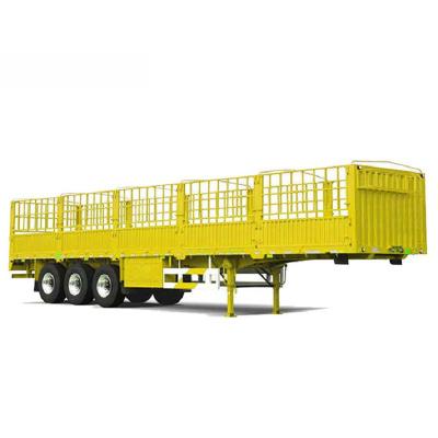 China Barrier Trailer Cargo Semi Trailer 2023 New Truck Trailer Truck Animal Transport Trailer Used Barrier Trailer for sale