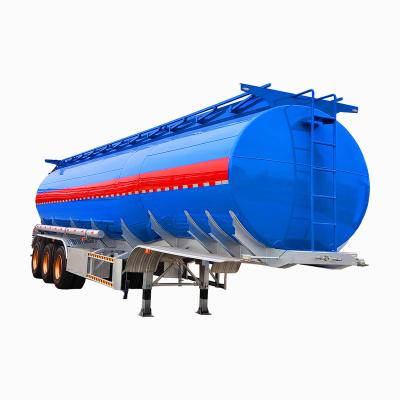 China Low Price Used Axle Stainless Steel 45CBM Tanker Trailer Oil Tanker Trailer China Factory Tri Semi Truck Trailer for sale