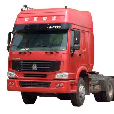 China 2019 Top LHD/RHD Low Price White Used Sinotruk 371Hp 4*2 Howo 4x2 Diesel Trucks 6 Tires 375 Hp Tractor Head Truck In Tanzania for sale