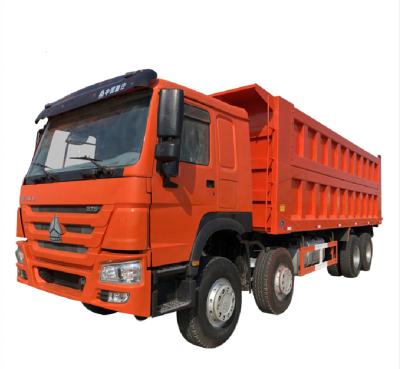 China Widely applied low price with high quality Sinotru Howo 8X4 12 wheels tires special heavy duty dumping sand cargo mining > 8L for sale