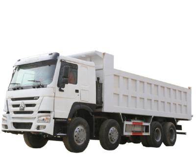 China Sinotrk Howo 8X4 12 Wheelers High Quality Tires Heavy Duty Load 50-60 Ton Dumping Sand Cargo Mining Dump Truck For Sale > 8L for sale