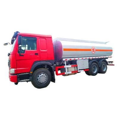 China Carton Q235B Carbon Steel Shipping Fuel Oil Tank Trucks Oil Tanker Price Used Service Truck Best Sinotruk HOWO 6x4 20000Liters Q235 In Africa for sale