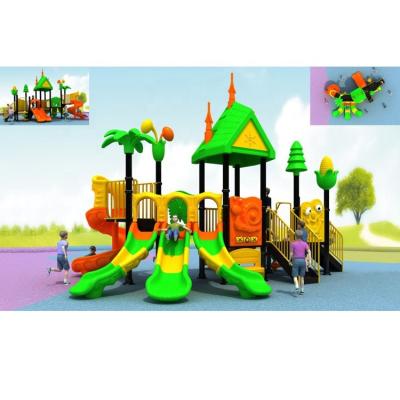 China Kindergarten commercial outdoor plastic playground equipment for children amusement park for sale