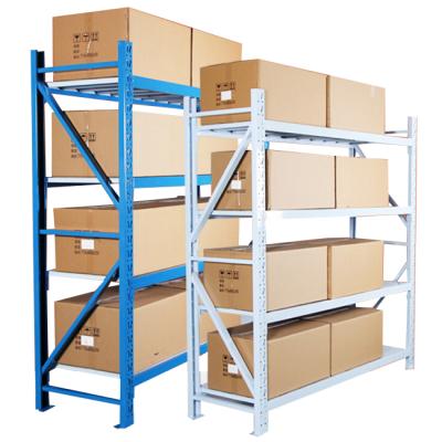 China Assembly 200KG Long Span Portable Storage Shelving Warehouse Equipment Iron Display Racks for sale