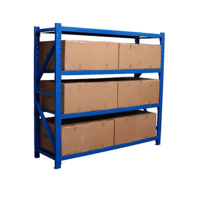 China Supermarkets.warehouse supermarket warehouse four layers medium industrial rack storage display rack for sale